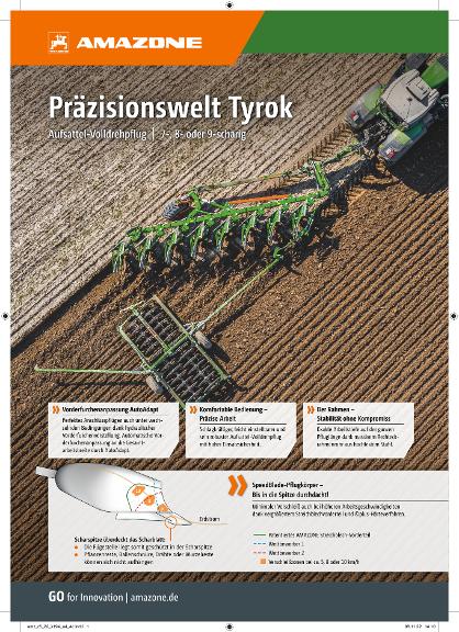 Anzeige „Präzisionswelt Tyrok“, A4, 4c