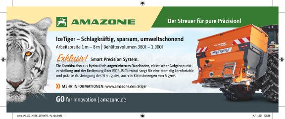 Anzeige Winterdienst "Pure Präzision! – IceTiger", 210x76, 4c