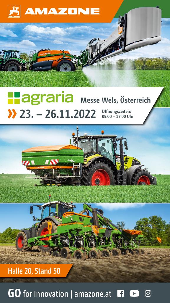 WhatsApp-Anzeige „agraria Messe Wels, Österreich", 1080x1920 pix, rgb, at