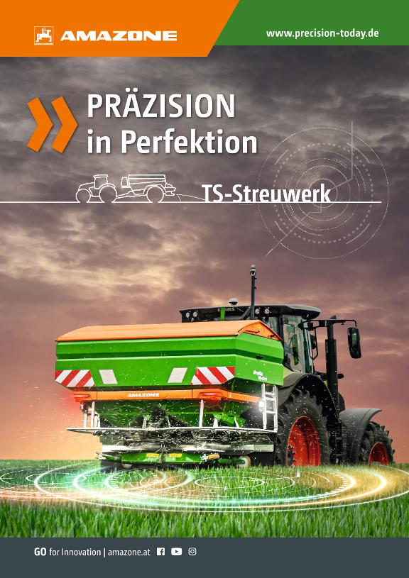 Kundenstopper Präzision in Perfektion – TS-Streuwerk, 594 x 841 mm, at