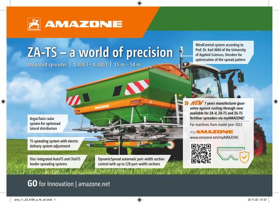 Advertisement „ZA-TS – a world of precision“, 210x148, 4c, en