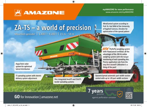 Advertisement „ZA-TS – a world of precision“, 210x148, 4c, en