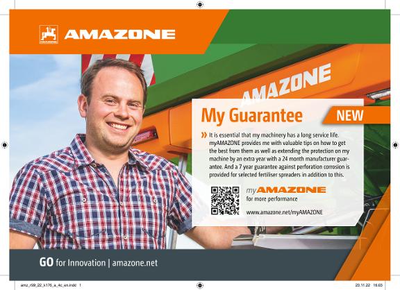 Advertisement „My Guarantee“, 210x148, 4c, en