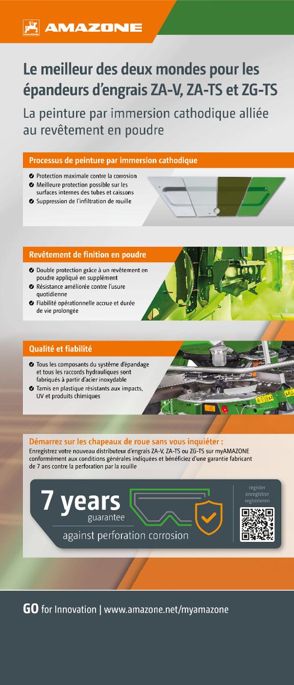 Roll-Up "Garantie fabricant de 7 ans contre la perforation par la rouille" 33 x 81 inch