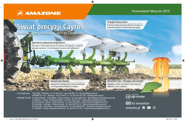 Anzeige „Swiat precyzji Cayros“, 245x153, 4c, pl, Z