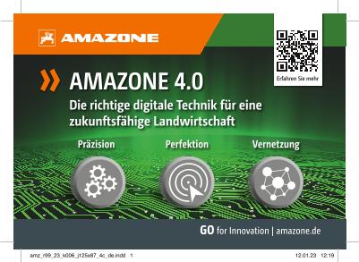 Anzeige „AMAZONE 4.0“, 125x87, 4c, de