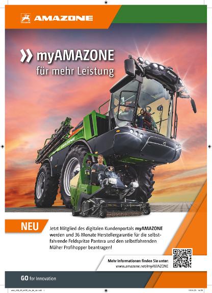 Anzeige „myAMAZONE für mehr Leistung“ – Pantera + Profihopper, A4, 4c, de