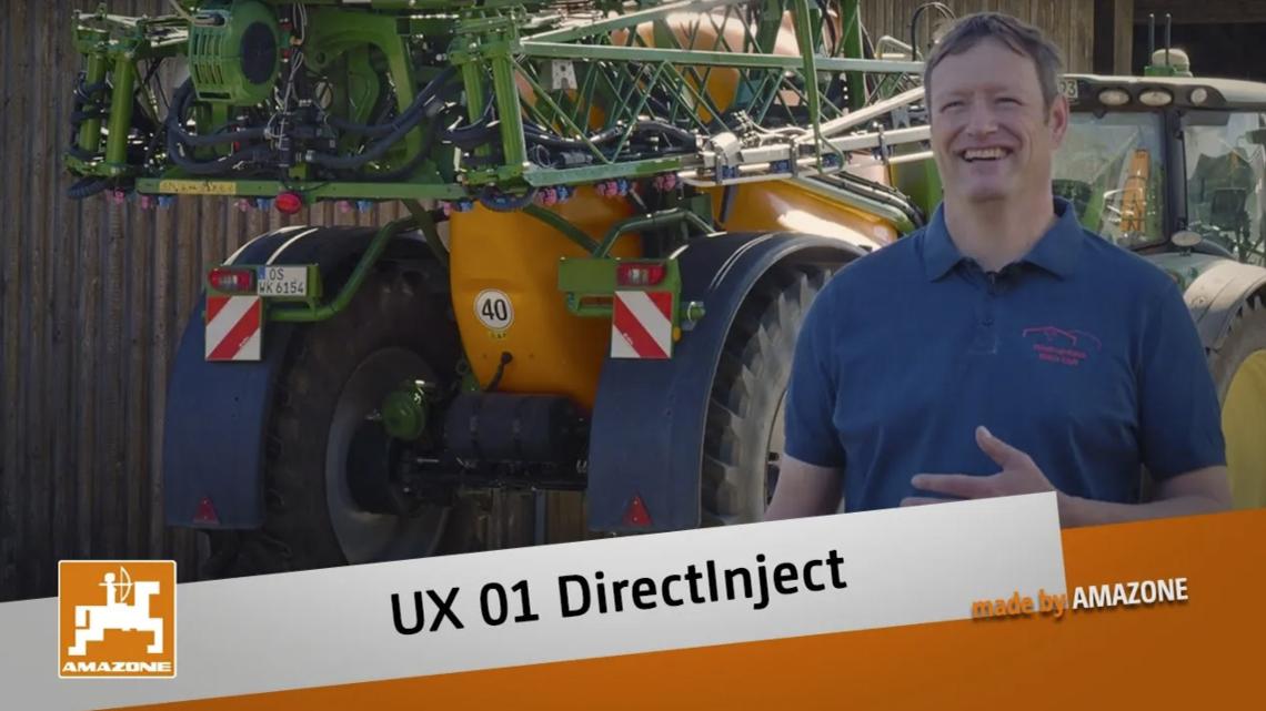Video Praxisstimme | Anhängefeldspritze UX 01 mit Direkteinspeisung DirectInject | Dirk Westrup