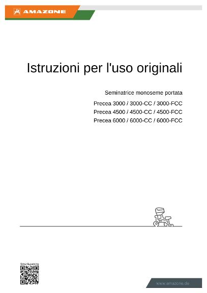 Manuale di intruzioni PRECEA 3000/4500/6000/-CC /-FCC