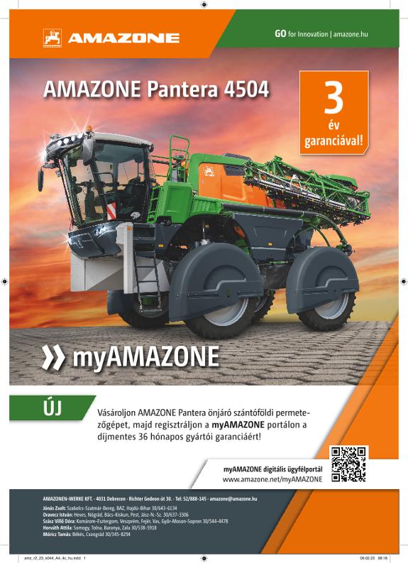Anzeige „AMAZONE Pantera 4504“, A4, 4c, hu