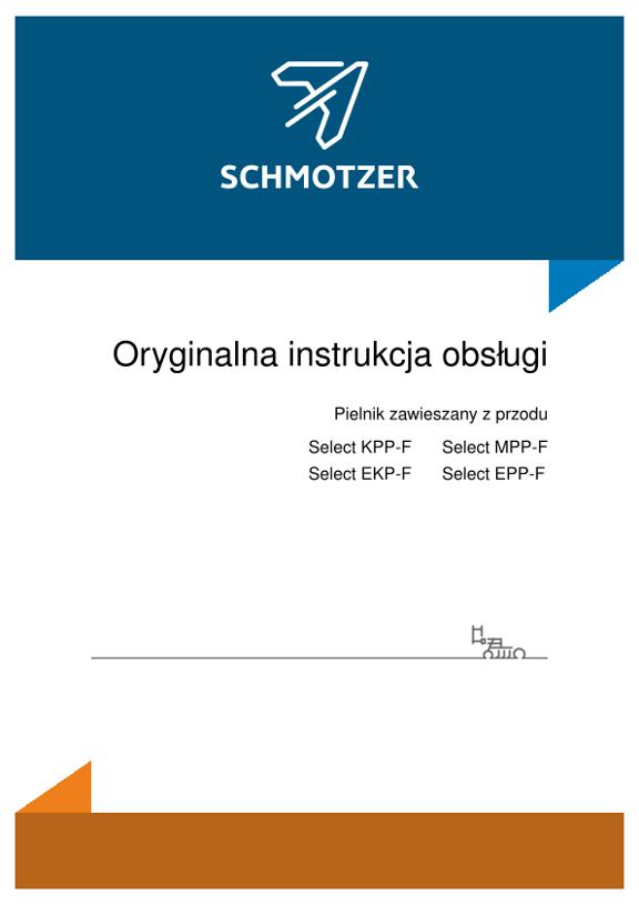Instrukcja obsługi Pielnik zawieszany z przodu Select KPP-F/EKP-F