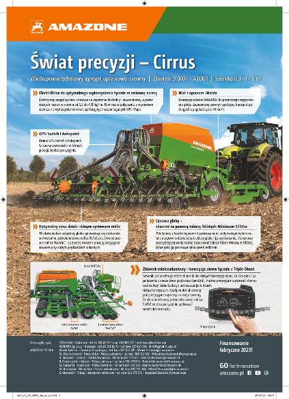 Anzeige „Świat precyzji – Cirrus“, A4, 4c, pl