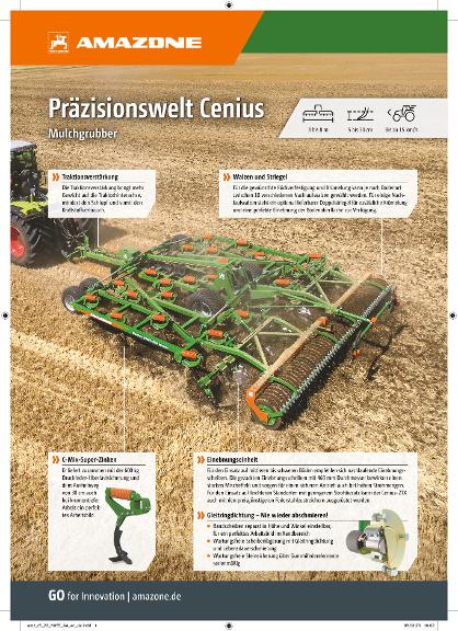 Anzeige „Präzisionswelt Cenius“, A4, 4c, de