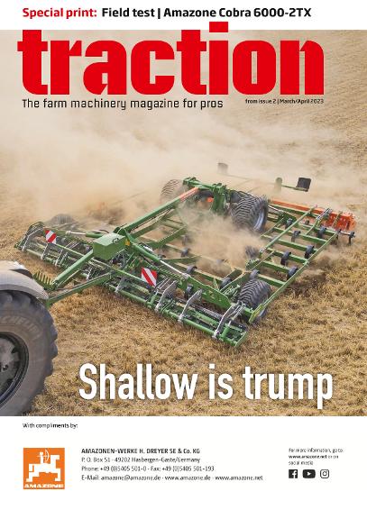 traction - Special print "Amazone Cobra 6000-2TX - Shallow is trump" 03/2023