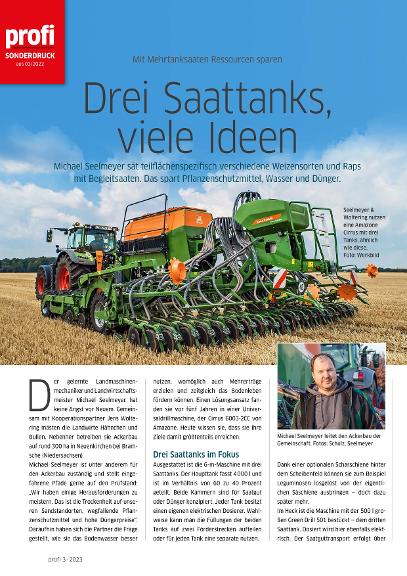 profi Sonderdruck "Drei Saattanks, viele Ideen - Cirrus" 03/2022