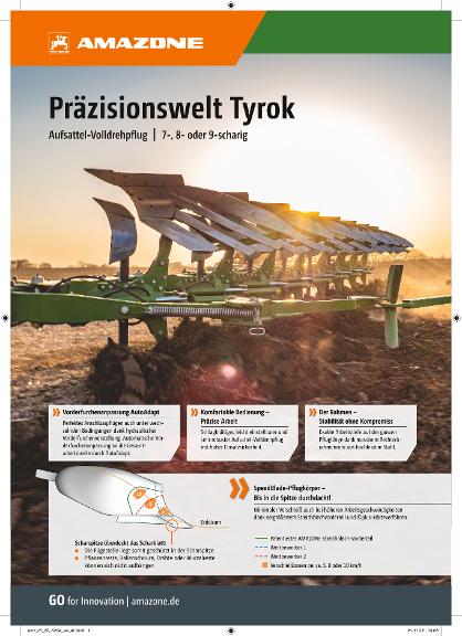 Anzeige „Präzisionswelt Tyrok“, A4, 4c
