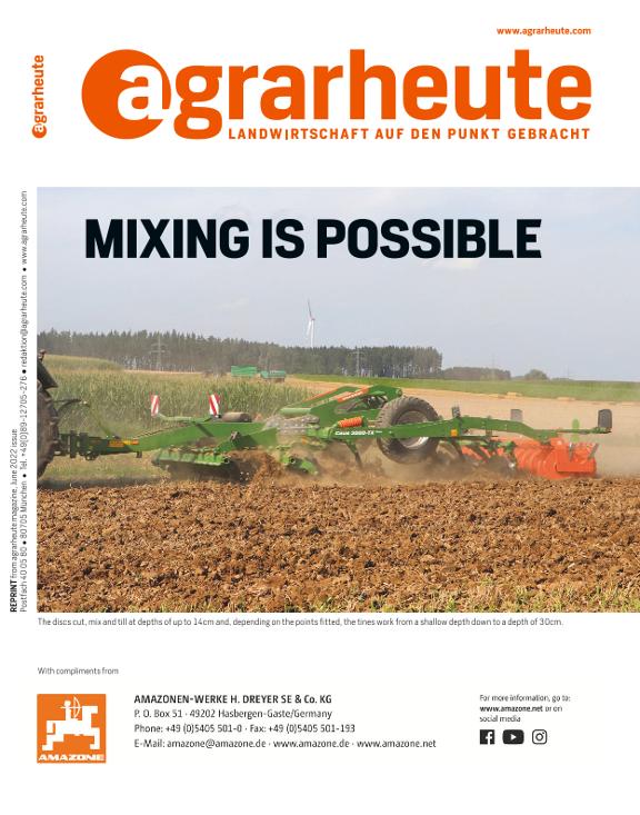 agrarheute Special print "Mixing is possible - Ceus 3000-TX" 06/2022
