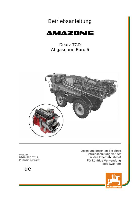 Betriebsanleitung DEUTZ TCD EURO 5 
