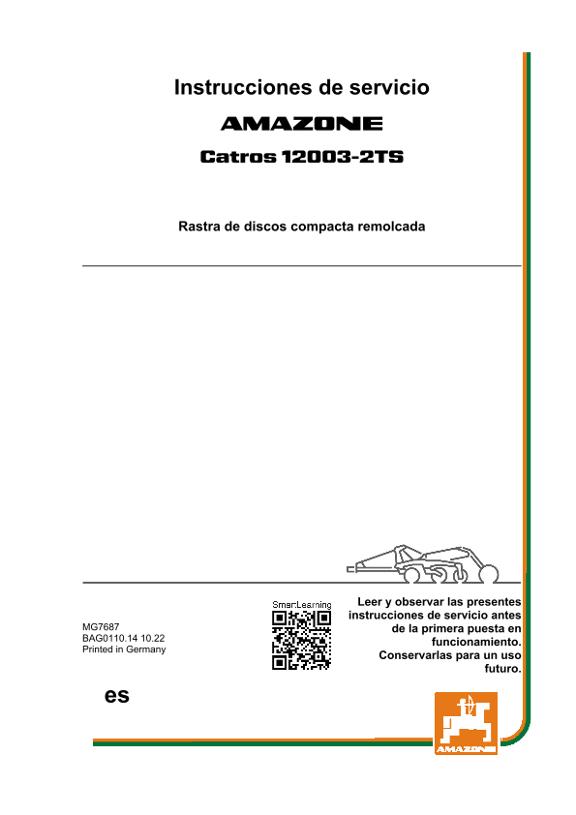 Manual del operador CATROS 12003-2TS 