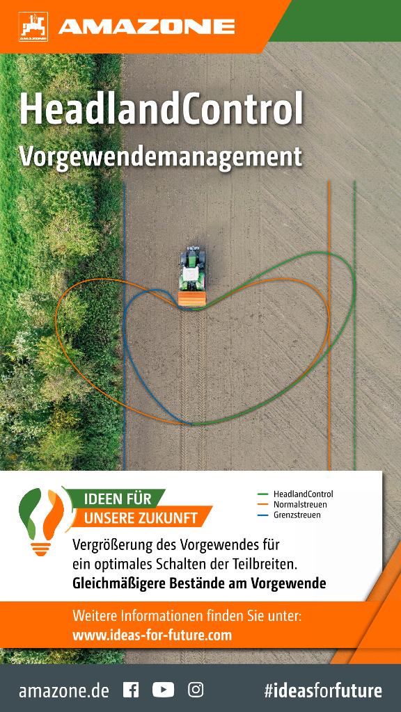 WhatsApp-Anzeige „HeadlandControl – Vorgewendemanagement“, 1080x1920 pix, rgb, de