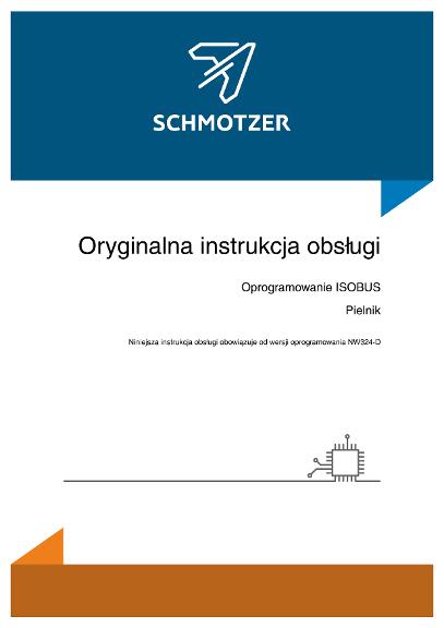 Instrukcja obsługi Schmotzer Oprogramowanie ISOBUS Pielnik