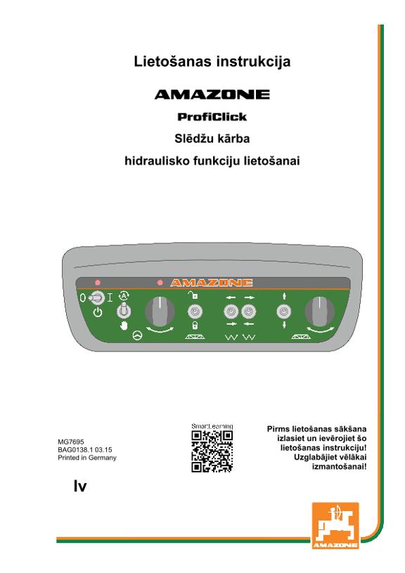 Ekspluatācijas instrukcija ProfiClick 