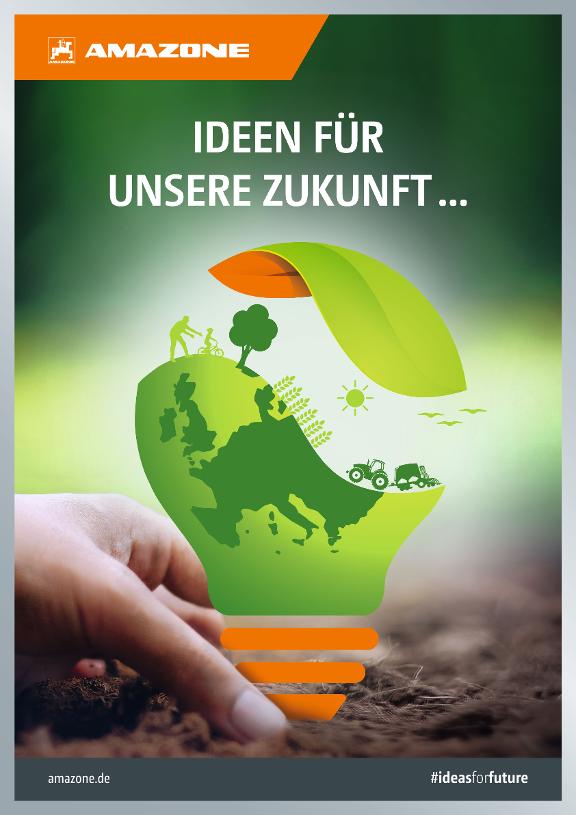 Kundenstopper IDEEN FÜR UNSERE ZUKUNFT, 594 x 841 mm