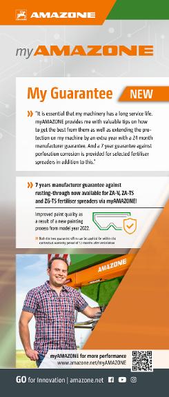 Steel Frame Banner „My Guarantee“, 850 x 2000 mm