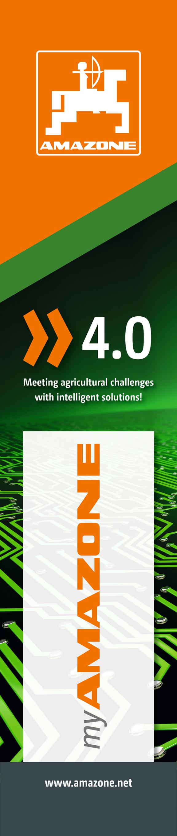 Feather Banner „4.0 – myAMAZONE”, 800 x 4400 mm