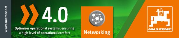 Fence Banner „4.0 – Networking“, 7000 x 1500 mm