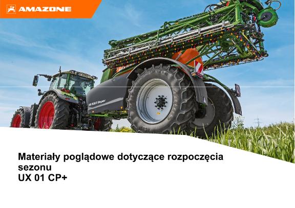 Materiały poglądowe dotyczące rozpoczęcia sezonu UX01 CP+