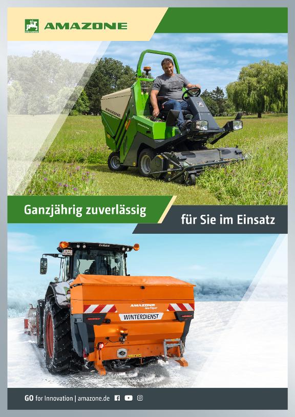 Poster "Ganzjährig zuverlässig für Sie im Einsatz", 594 x 841 mm