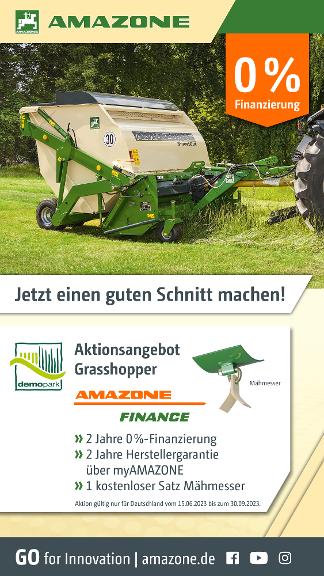 WhatsApp-Anzeige „Jetzt einen guten Schnitt machen! – Aktionsangebot Grasshopper“ – demopark, 1080x1920pix, rgb