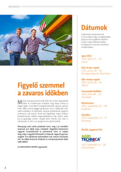 Amazone-Report 2022/01 - Nr. 43 (hu)