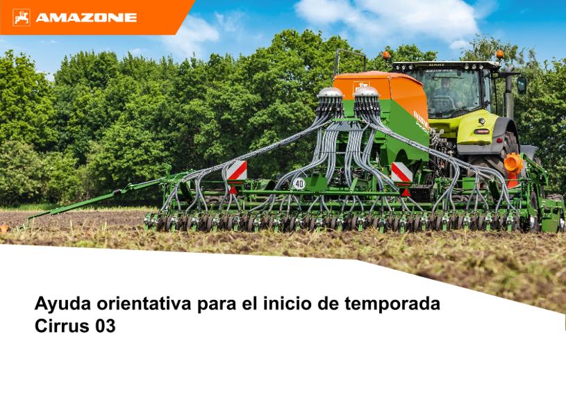 Ayuda orientativa para el inicio de temporada Cirrus 03