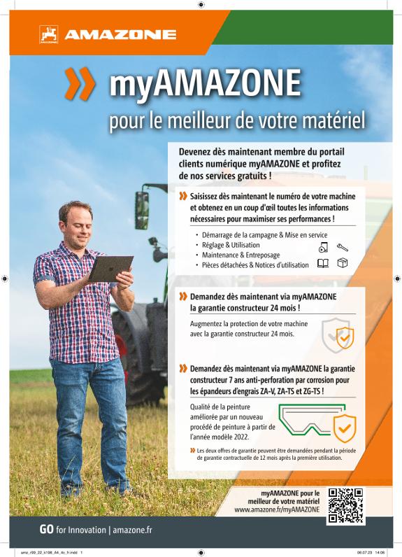 Afficher „myAMAZONE pour le meilleur de votre matériel“, A4, 4c, fr