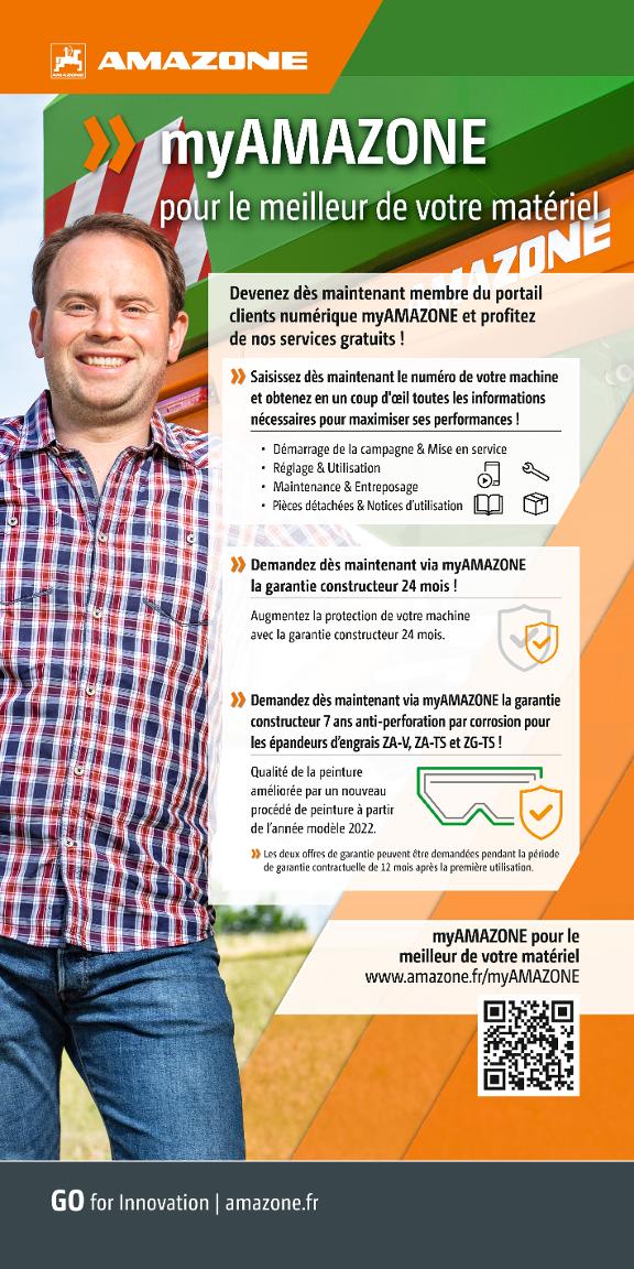 Roll-Up "myAMAZONE pour le meilleur de votre matériel", 1000 x 2000 mm