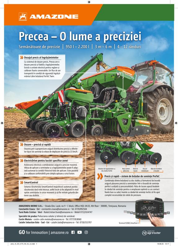 Anzeige „Precea – O lume a preciziei“, A4, 4c, ro