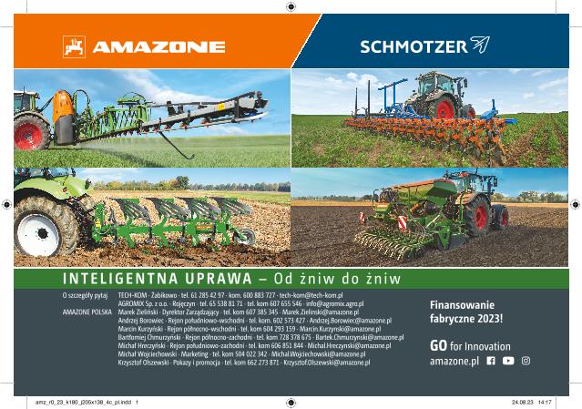 Anzeige „INTELIGENTNA UPRAWA – Od żniw do żniw“, 205x138 4c, pl