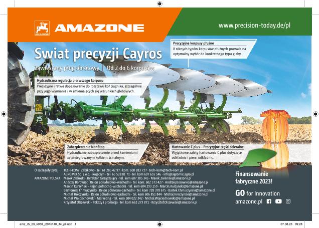 Anzeige „Swiat precyzji Cayros”, 204x145, 4c, pl