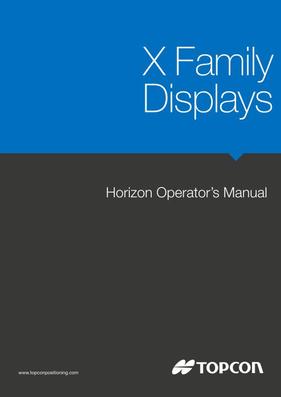 Operation manual X35