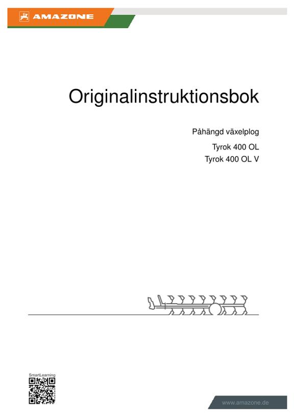 Instruktionsbok Tyrok 400 OL / OL V
