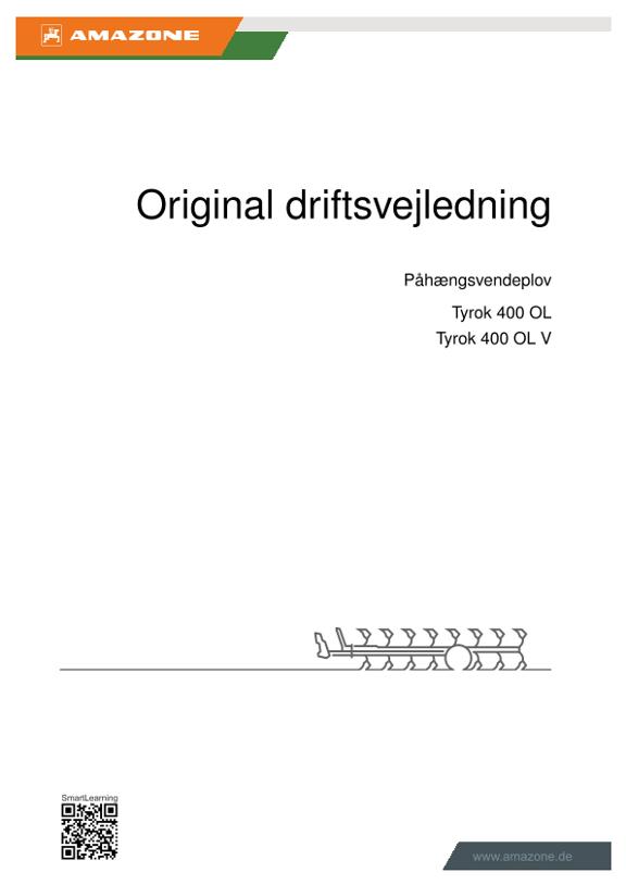 Brugsanvisning Tyrok 400 OL/ OL V