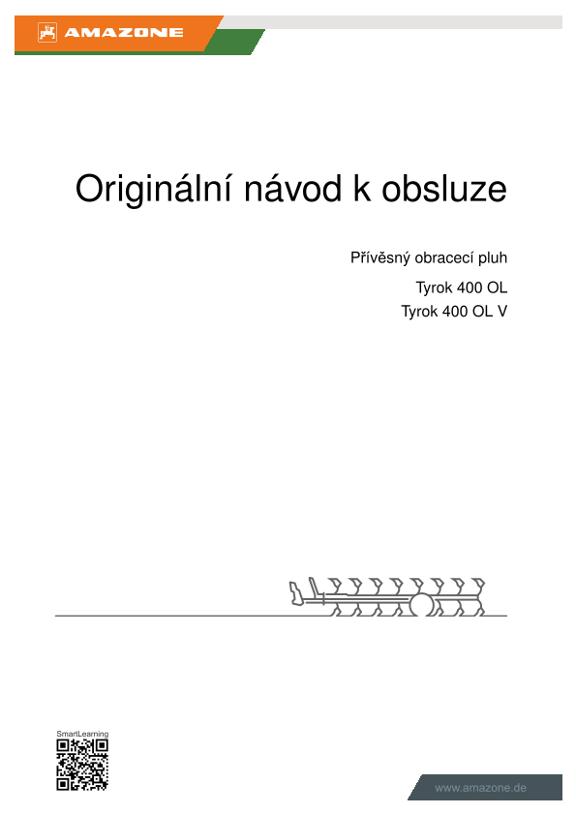Návod na obsluhu Tyrok 400 OL/ OL V
