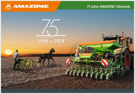 Poster 75 Jahre AMAZONE Sätechnik, 1095 x 765 mm
