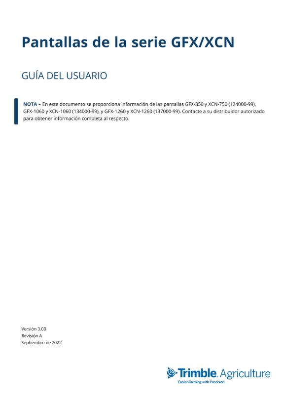 Manual del operador Dirección automática Trimble