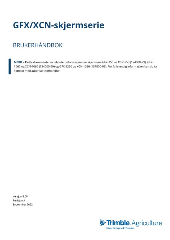 Instruksjonsboka Automatisk styring Trimble