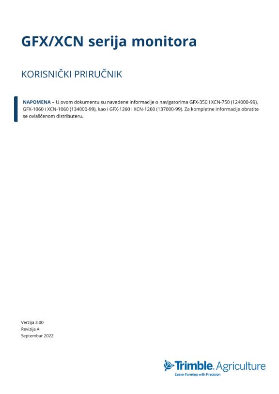Uputstvo za korišćenje Аутоматско управљање Trimble