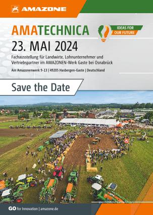 Save the date AMATECHNICA 2024 - de/en