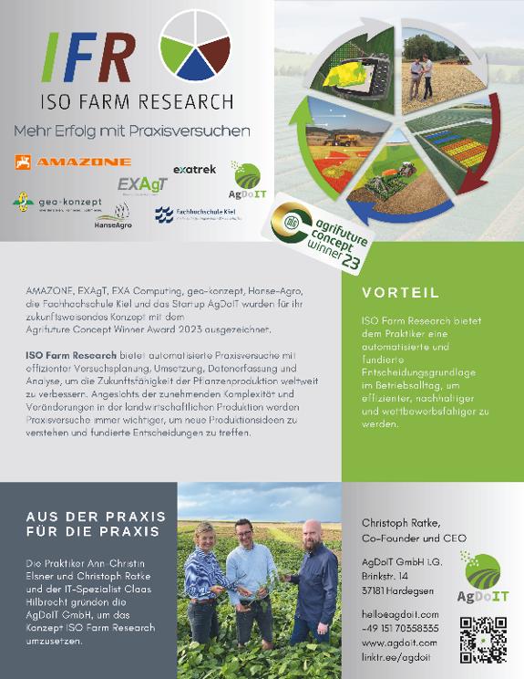 Flyer IFR - Iso Farm Research - de/en